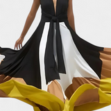 Nava – Vestido Largo Polimórfico de Espalda Abierta que redefine tu estilo