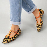 Lulu | BAILARINAS CON TIRA EN T Y ESTAMPADO DE LEOPARDO