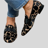 Katie | Mocasines cómodos con estampado de leopardo
