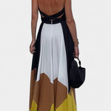 Nava – Vestido Largo Polimórfico de Espalda Abierta que redefine tu estilo
