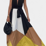 Nava – Vestido Largo Polimórfico de Espalda Abierta que redefine tu estilo