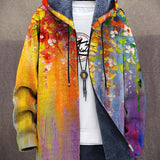 Diego | Chaqueta unisex con capucha inspirada en arte de lujo
