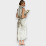 Leonita - Vestido elegante de tejido premium