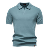 David - Elegante polo de manga corta