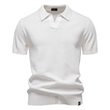 David - Elegante polo de manga corta