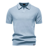 David - Elegante polo de manga corta