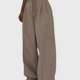 Sophie Pantalones de pierna ancha con cordones