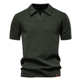 David - Elegante polo de manga corta
