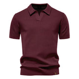 David - Elegante polo de manga corta