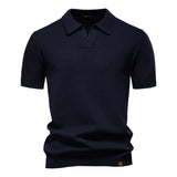 David - Elegante polo de manga corta