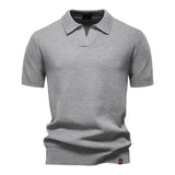 David - Elegante polo de manga corta