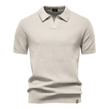 David - Elegante polo de manga corta