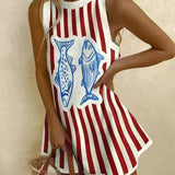 Vestido Mini de Lino™