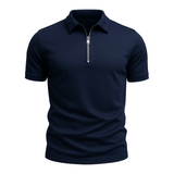 Daniel - Camiseta Polo Clásica con Cremallera