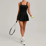 Vestido de tenis con espalda descubierta