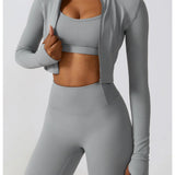 Conjunto deportivo de 3 piezas con sudadera