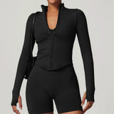 Blusa deportiva con manga larga