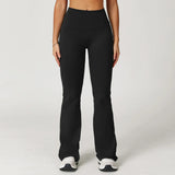 Pantalones de gimnasio con pernera de campana