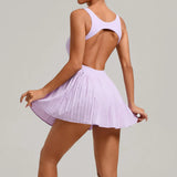 Vestido de tenis con espalda descubierta