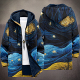 Víctor | Chaqueta unisex con capucha inspirada en arte de lujo