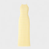 Adeline – Vestido Largo con Cuello Halter que realza tu elegancia