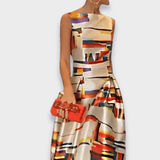 Babette – Vestido largo de tejido premium que realza tu estilo