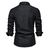 Santiago™ | Camisa de mezclilla de algodón de alta calidad