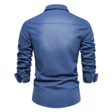 Santiago™ | Camisa de mezclilla de algodón de alta calidad