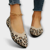 Sofía – Bailarinas de encaje con estampado de leopardo que realzan tu estilo moderno