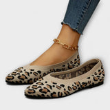 Sofía – Bailarinas de encaje con estampado de leopardo que realzan tu estilo moderno