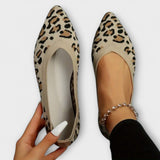 Sofía – Bailarinas de encaje con estampado de leopardo que realzan tu estilo moderno