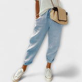 Bibi – Pantalón de lino moderno y casual que asegura tu confort y estilo