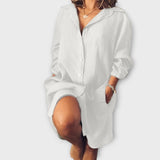 Sofía – Blusa casual de lino que combina elegancia y comodidad