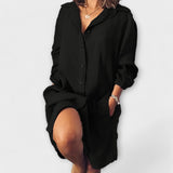 Sofía – Blusa casual de lino que combina elegancia y comodidad