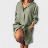 Sofía – Blusa casual de lino que combina elegancia y comodidad