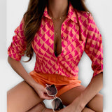 Valentina – Blusa con cuello clásico que combina elegancia y confort