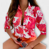 Valentina – Blusa con cuello clásico que combina elegancia y confort