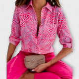 Valentina – Blusa con cuello clásico que combina elegancia y confort