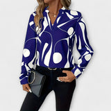 Sofía – Blusa Elegante de Manga Larga con Escote en V que realza tu estilo sofisticado