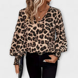 Valentina – Blusa Estilosa con Estampado de Leopardo que Realza tu Elegancia Audaz