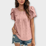 Charlotte – La Blusa Perfecta de Polka Dot que realza tu elegancia