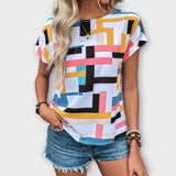 Chloe – Blusa de Manga Corta que Aporta Sofisticación