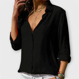 Elara – Blusa de chiffon que inspira elegancia celestial