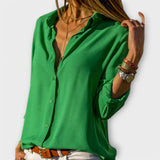 Elara – Blusa de chiffon que inspira elegancia celestial