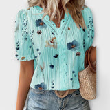 Emily – Blusa de Moda con Escote en V que realza tu estilo