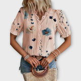 Emily – Blusa de Moda con Escote en V que realza tu estilo