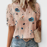 Emily – Blusa de Moda con Escote en V que realza tu estilo