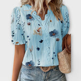 Emily – Blusa de Moda con Escote en V que realza tu estilo