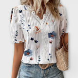 Emily – Blusa de Moda con Escote en V que realza tu estilo
