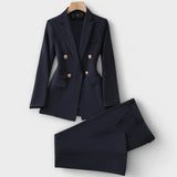 Emma – Conjunto de Chaqueta y Pantalones que realza tu elegancia y comodidad